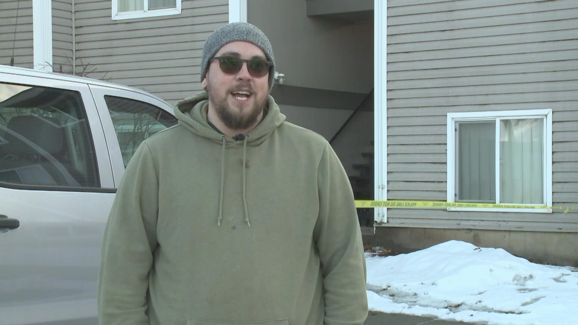 Nephi Duff lives in the same apartment complex as the suspect in Pullman, Washington.