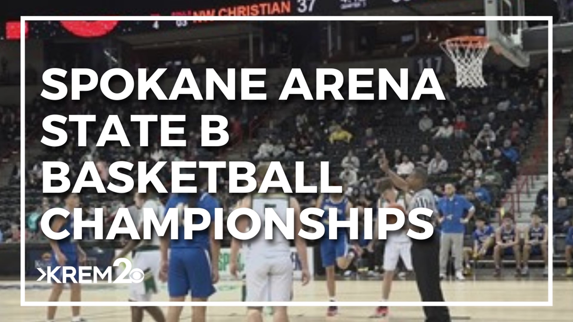 Many students from around Washington state gathered at the Spokane Arena for the tournament.