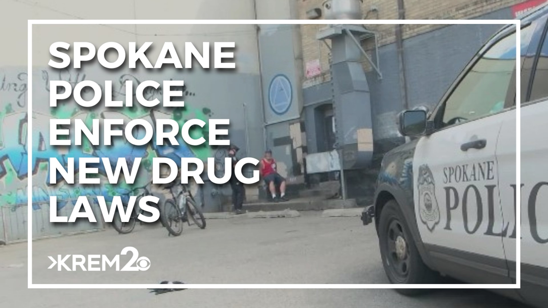 Officers are enforcing a new ordinance that makes public drug use illegal in the city of Spokane.