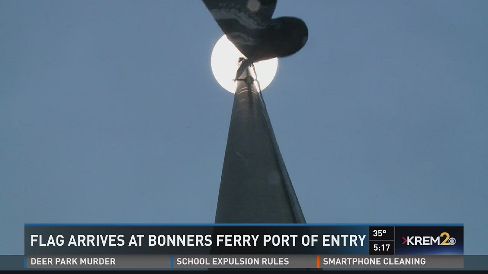 "Old Glory" Stars and Stripes, and the "Red White and Blue." The American Flag is one thing that you won't see at the Bonners Ferry port of entry.