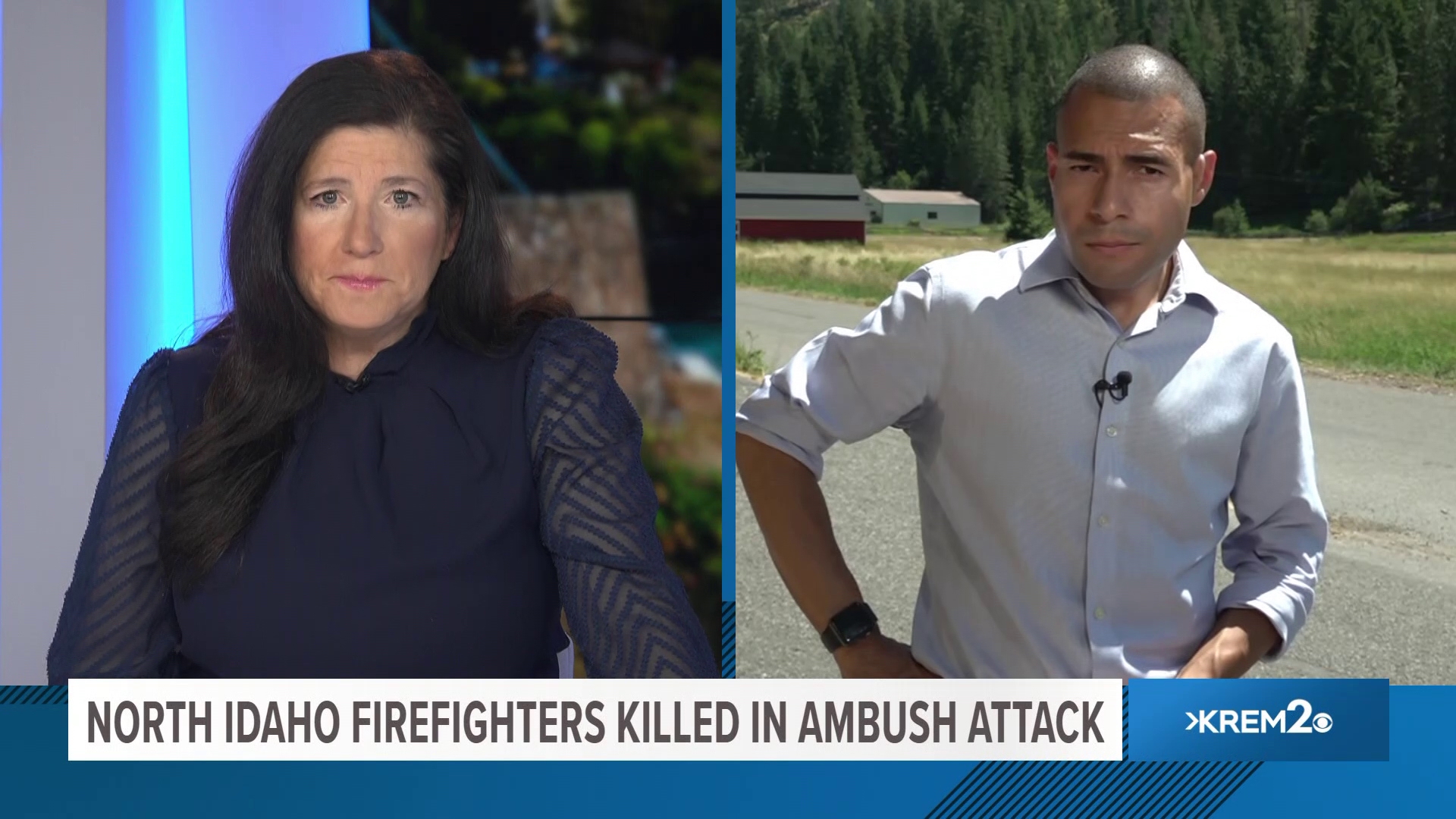 CBS' Andres Gutierrez reports on what he knows so far about a deadly shooting that killed two firefighters in North Idaho Sunday afternoon.