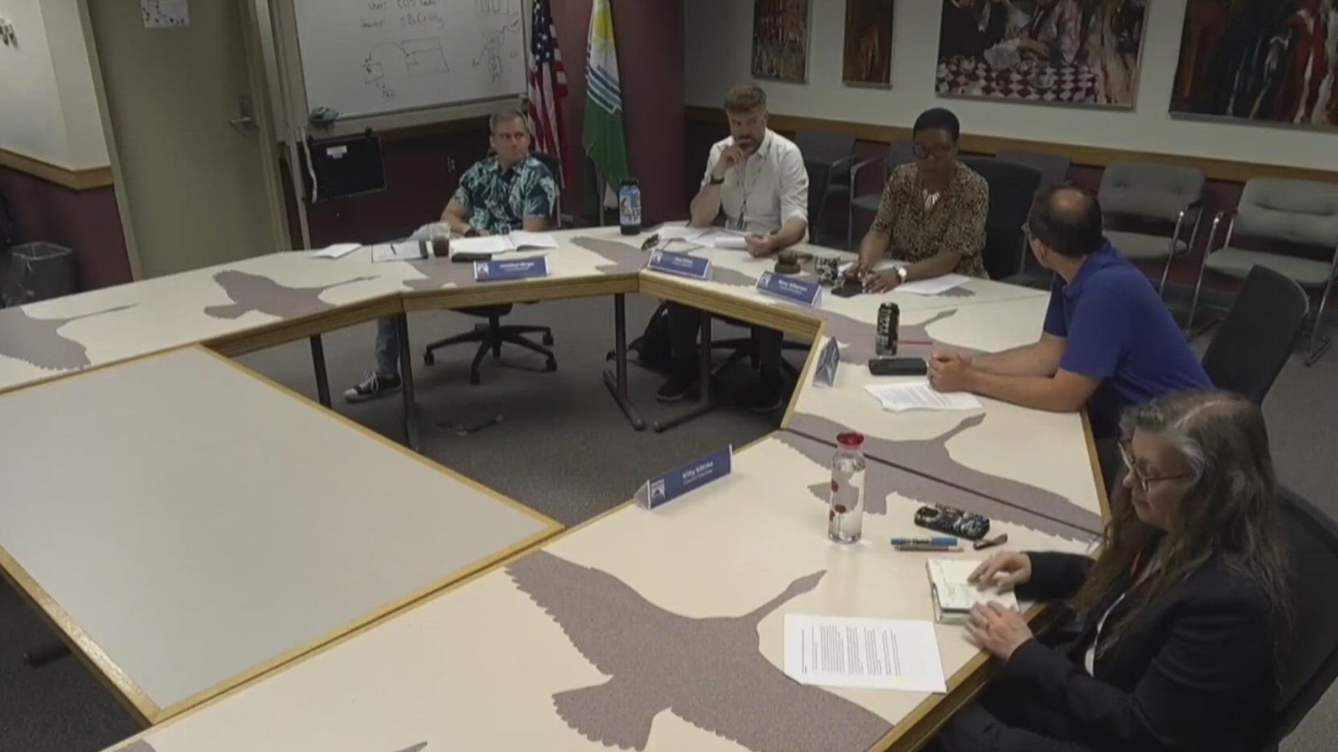 The city council interviewed four candidates on Thursday morning and will take public input on the candidates at its regular meeting on Monday, July 14. 