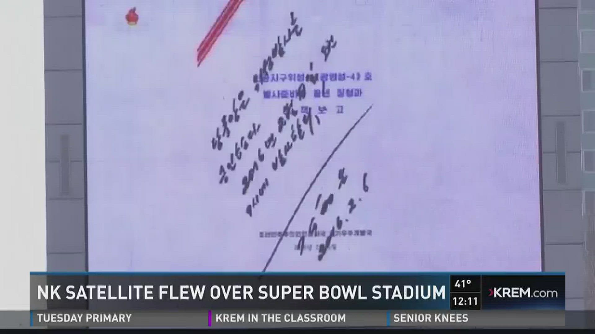 N. Korea satellite flew over Levi's Stadium