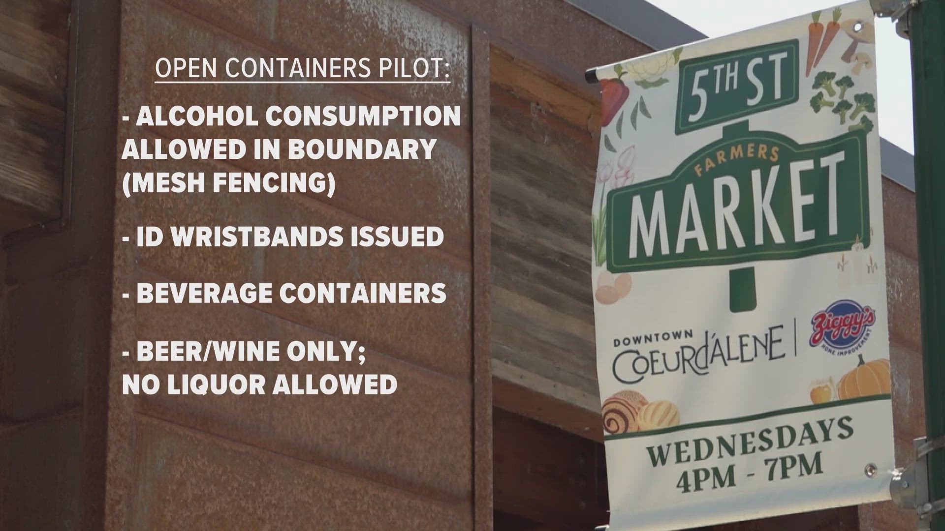 The Coeur d'Alene Downtown Association hopes the city will open up to the idea of open containers with alcohol at the weekly event.