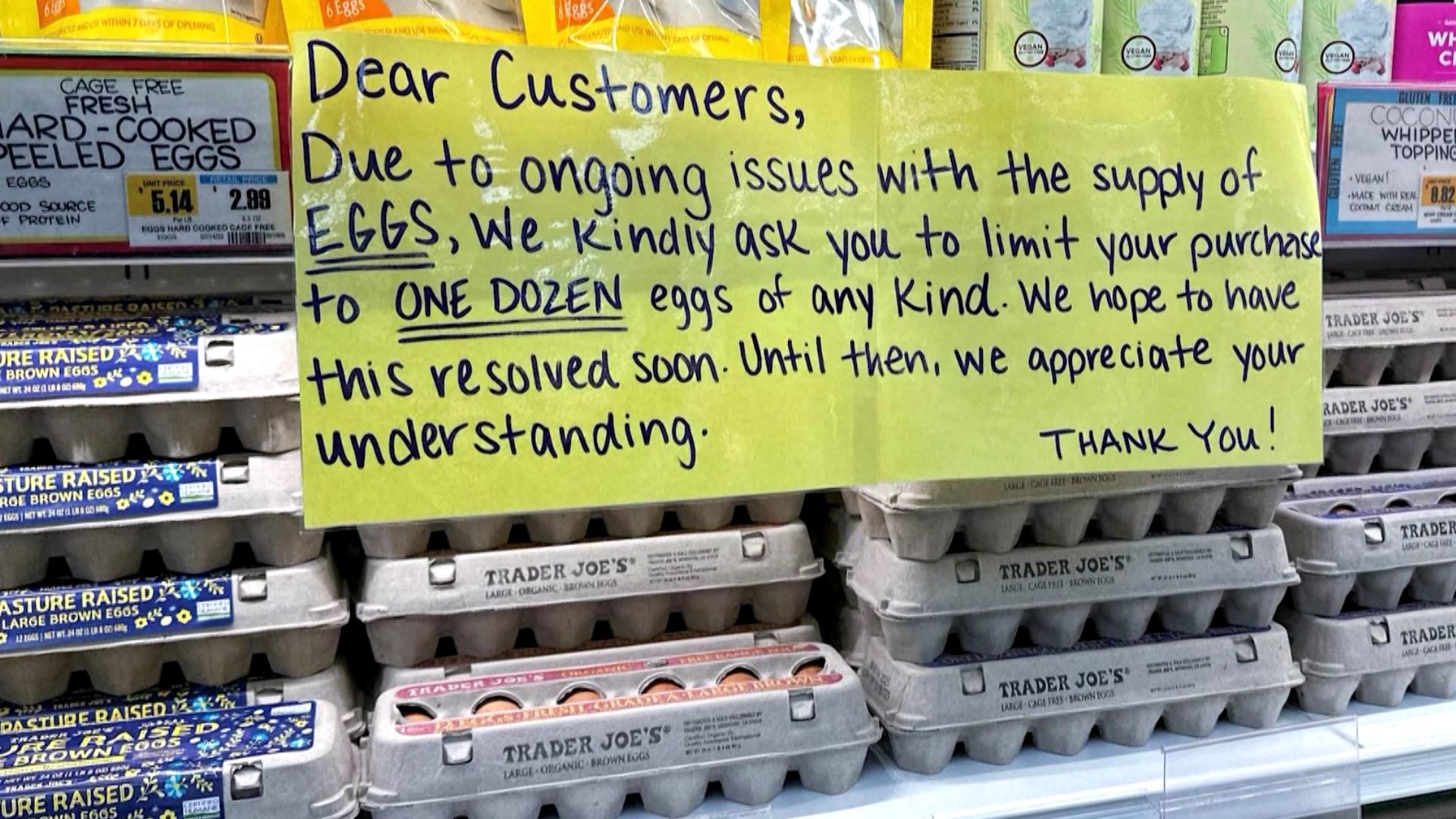 Restaurants, consumers feel the squeeze as egg prices hit $10 dozen ...