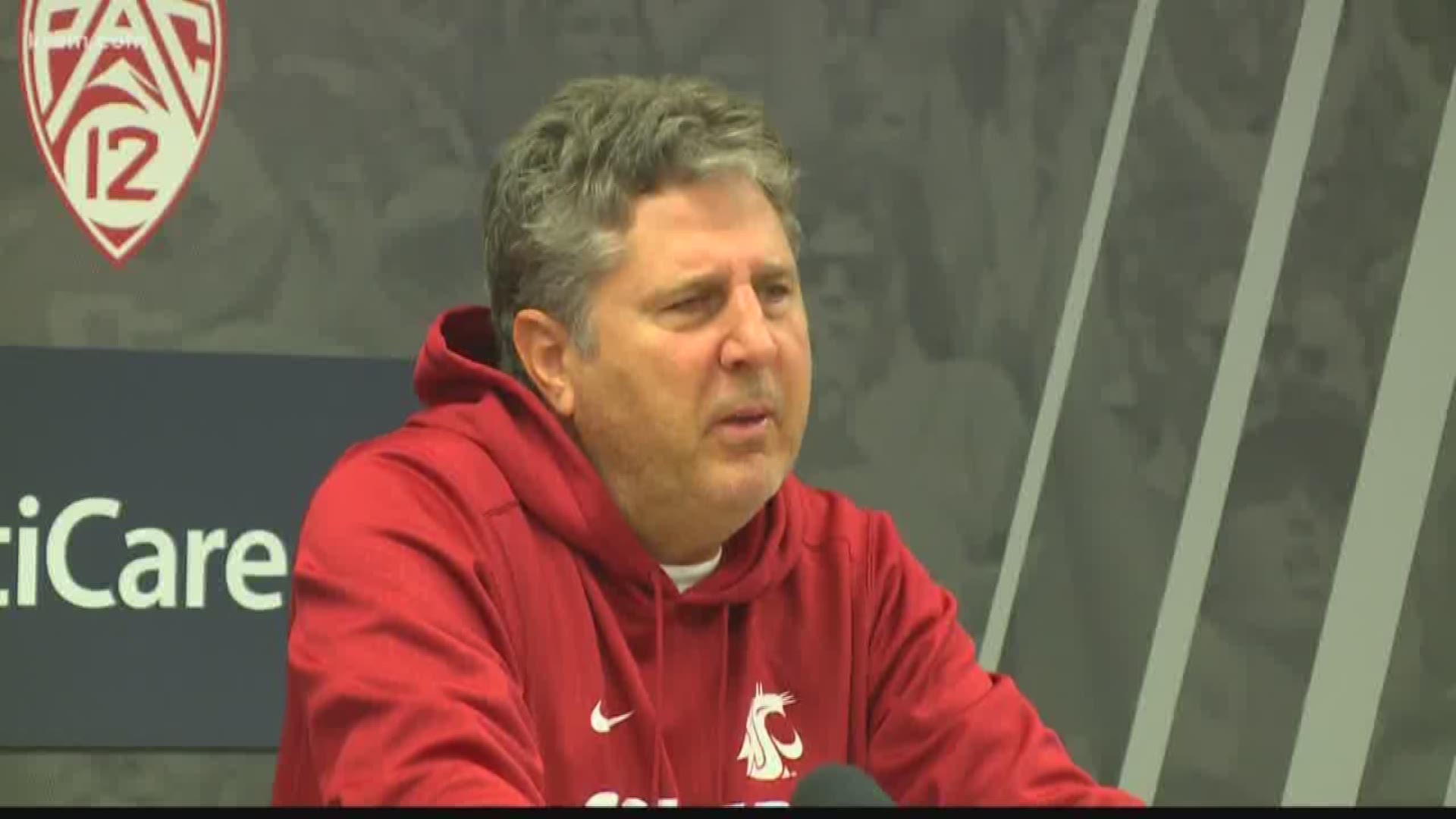 The WSU head coach discussed Saturday's visit to Corvallis, but also broke down one common football philosophy he says is '50 percent stupid'. (10-1-2018)