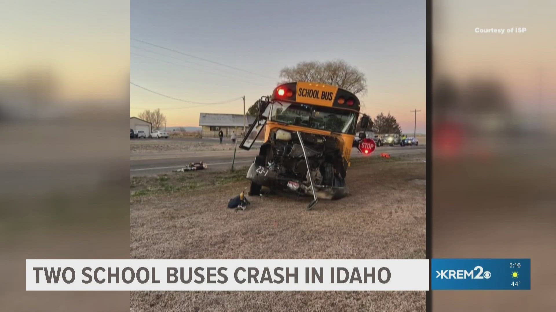 Two buses crash in Idaho | krem.com