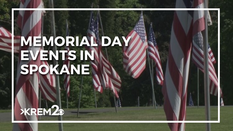 Spokane Memorial Day weekend events to honor those who paid the ultimate sacrifice