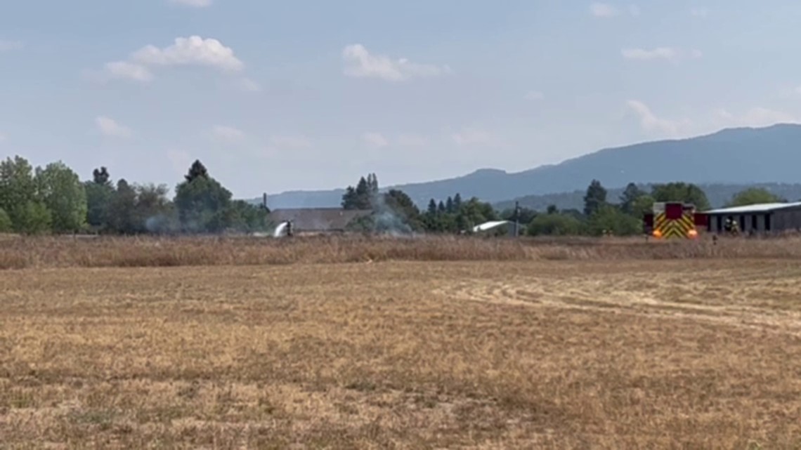 Brush fire in Spokane Valley contained to 2 acres | krem.com