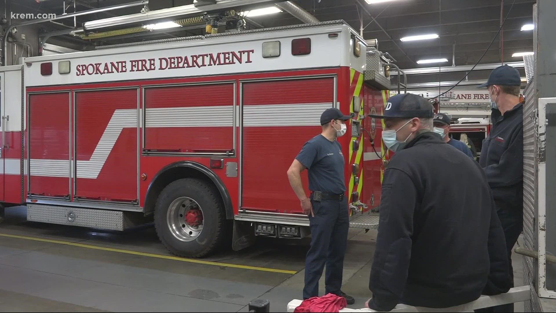 The city of Spokane said it is not considering a vaccine mandate for its employees, at this time. That includes the Spokane Fire Department.