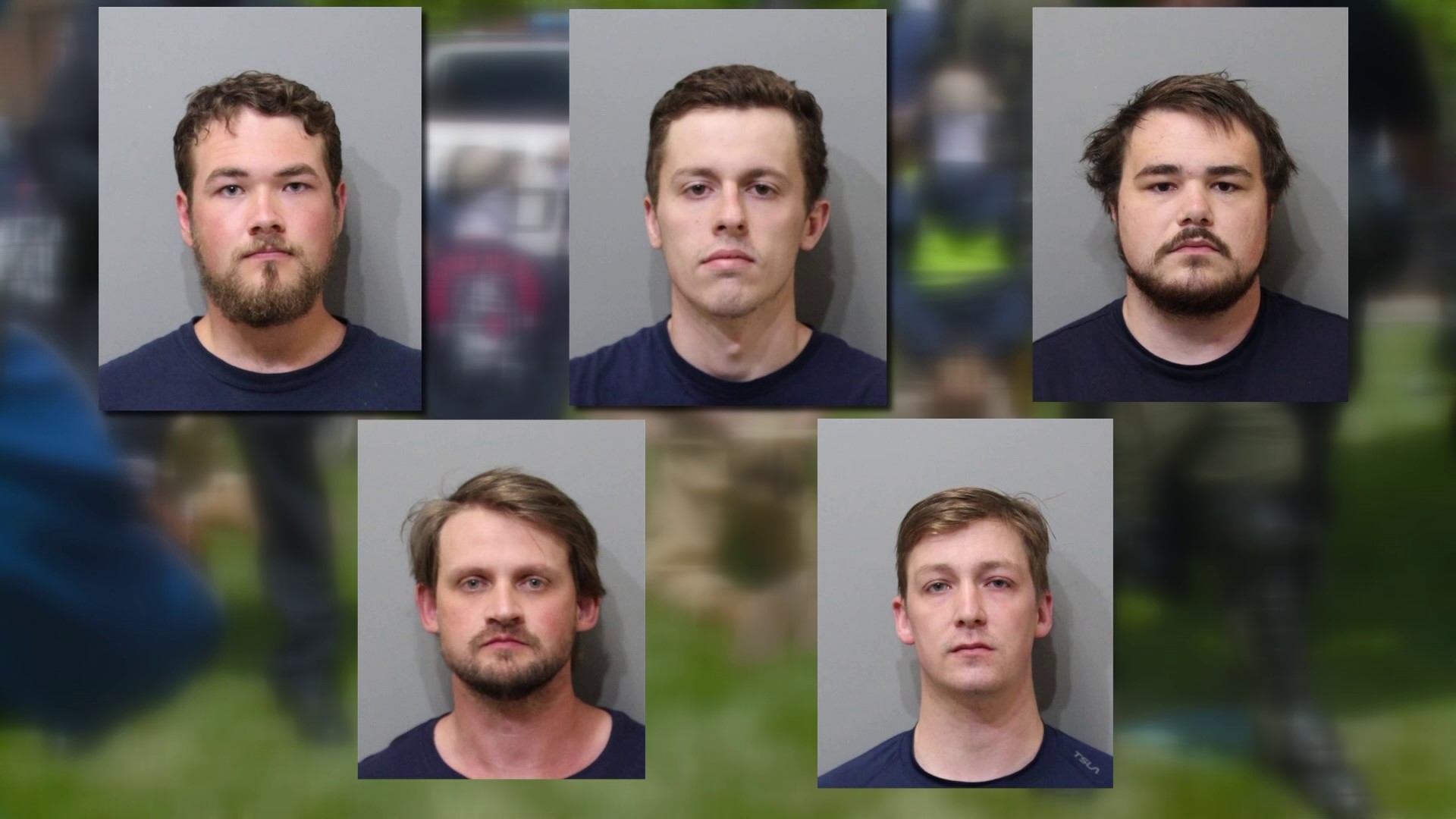 The five men, Devin Center, Forrest Rankin, Robert Whitted, James J. Johnson and Derek Smith, have all previously pleaded not guilty to conspiracy to riot.