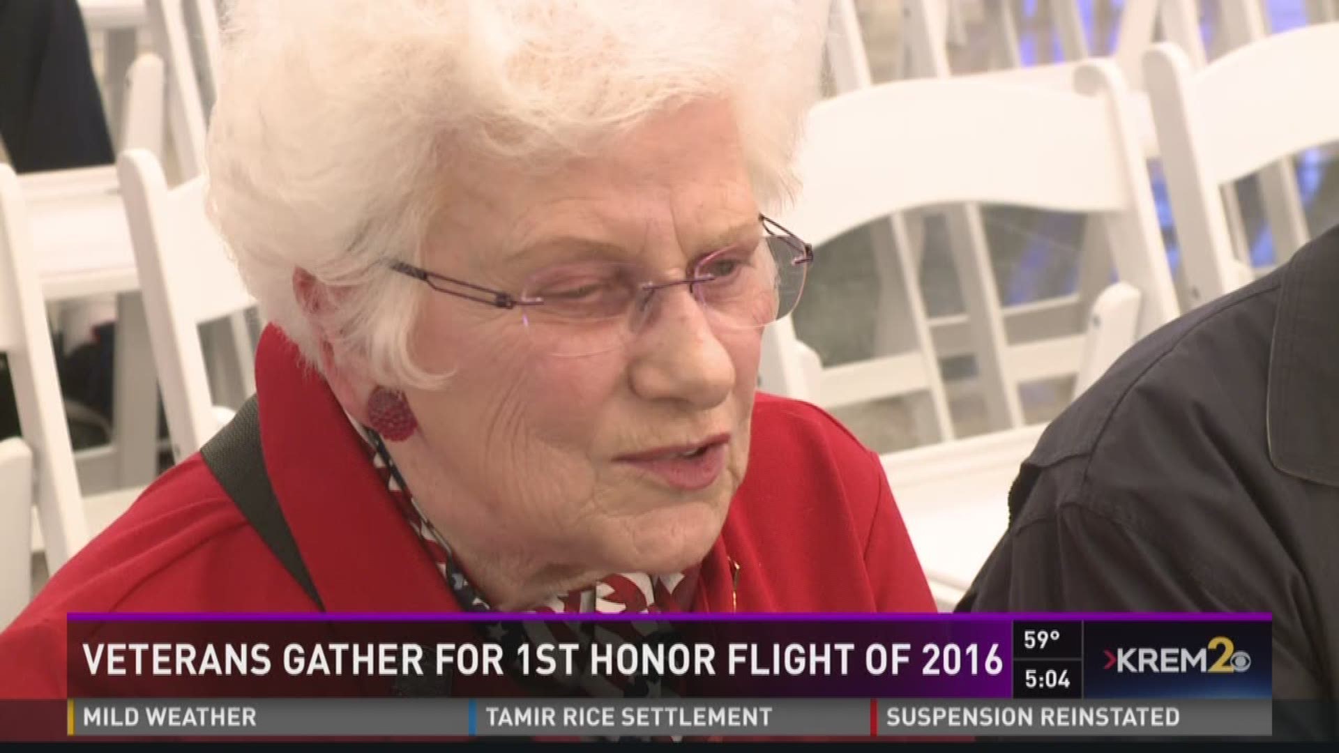 The first honor flight from Spokane is underway in our nation's capital on Monday.