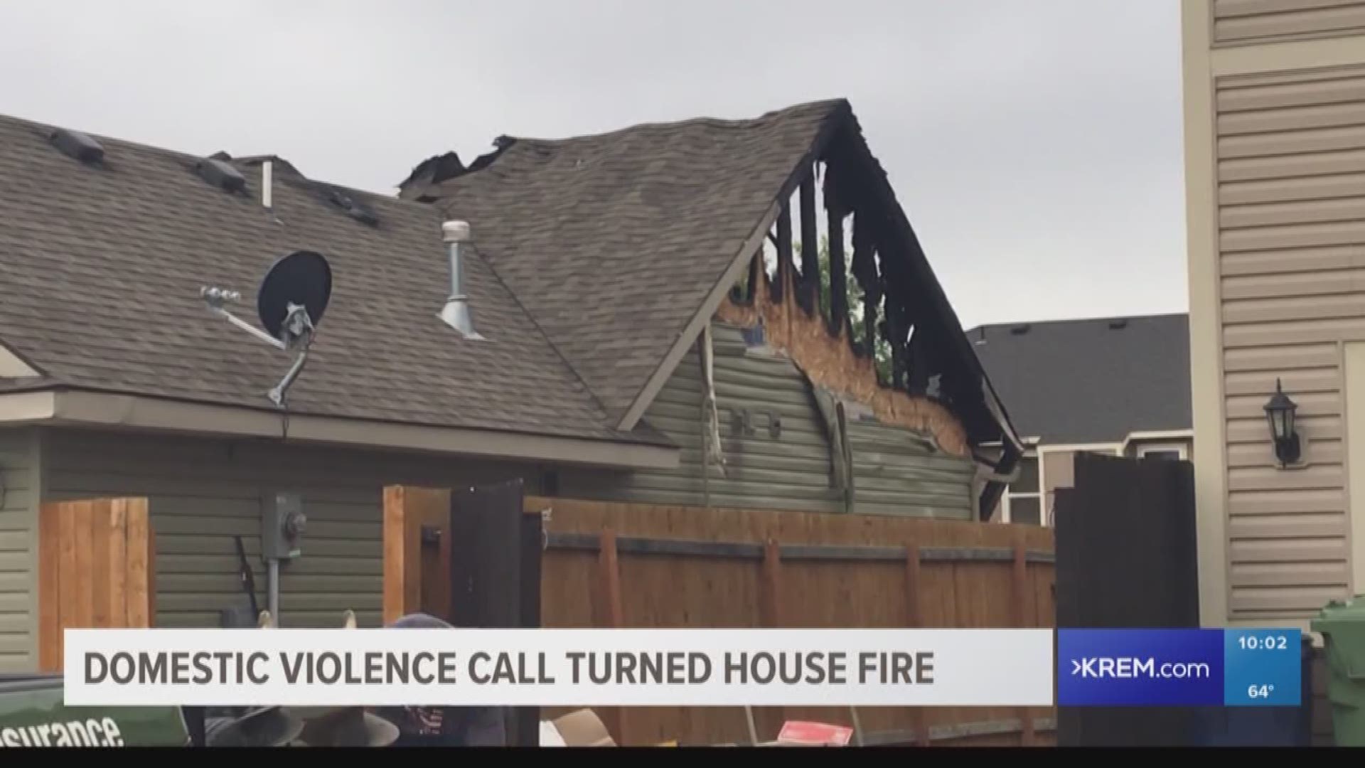 Domestic violence call turned house fire (6-16-18)