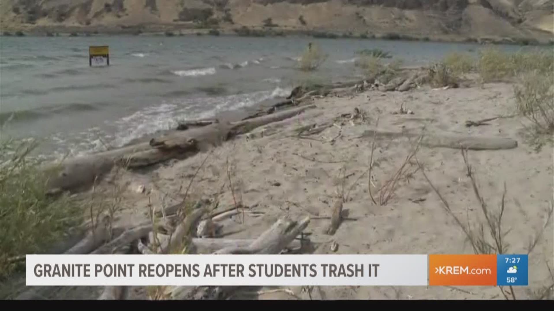 Granite Point reopens after 800 pounds of trash cleaned up  (5-14-18)