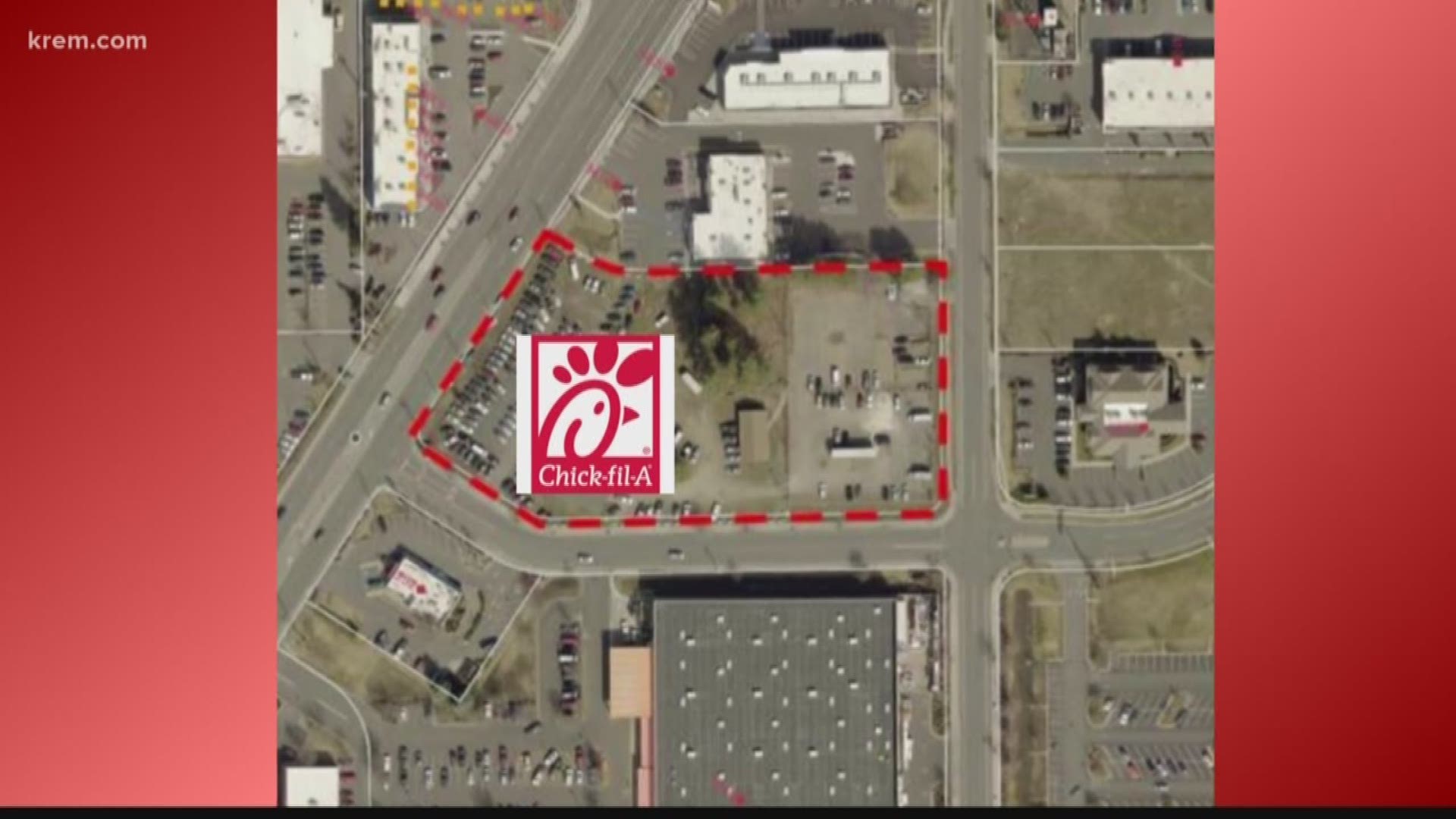 Chick-fil-A has filed permits for a location in North Spokane. Automotive Specialties, a used car dealership currently there, will relocate a few blocks south.