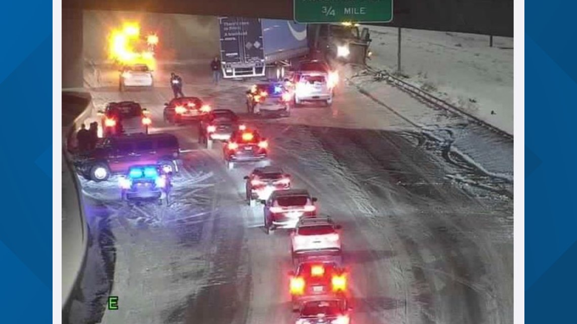 Multiple lanes on eastbound I-90 blocked from multi-vehicle crash ...