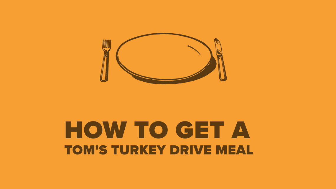 How to get a Tom's Turkey Drive meal