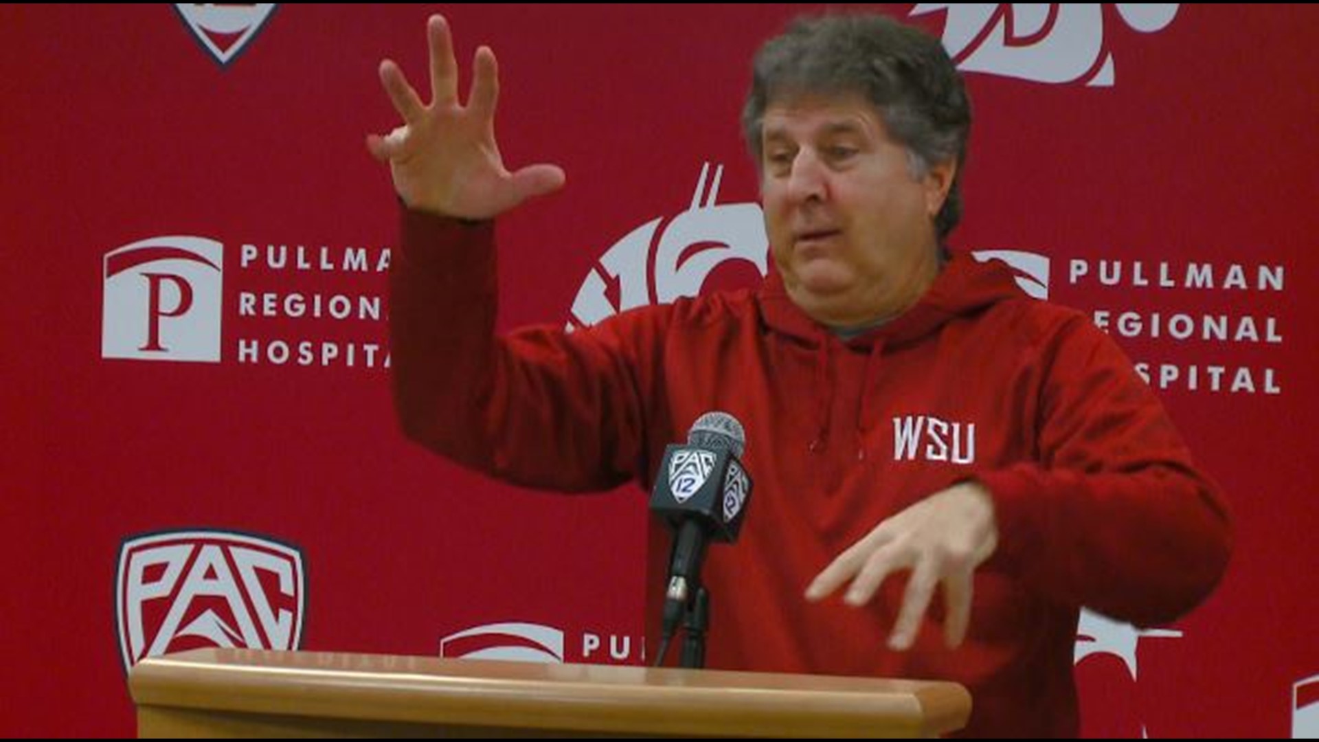 We're a halfway through WSU's football season, but Mike Leach has been on fire as ever in front of a microphone.