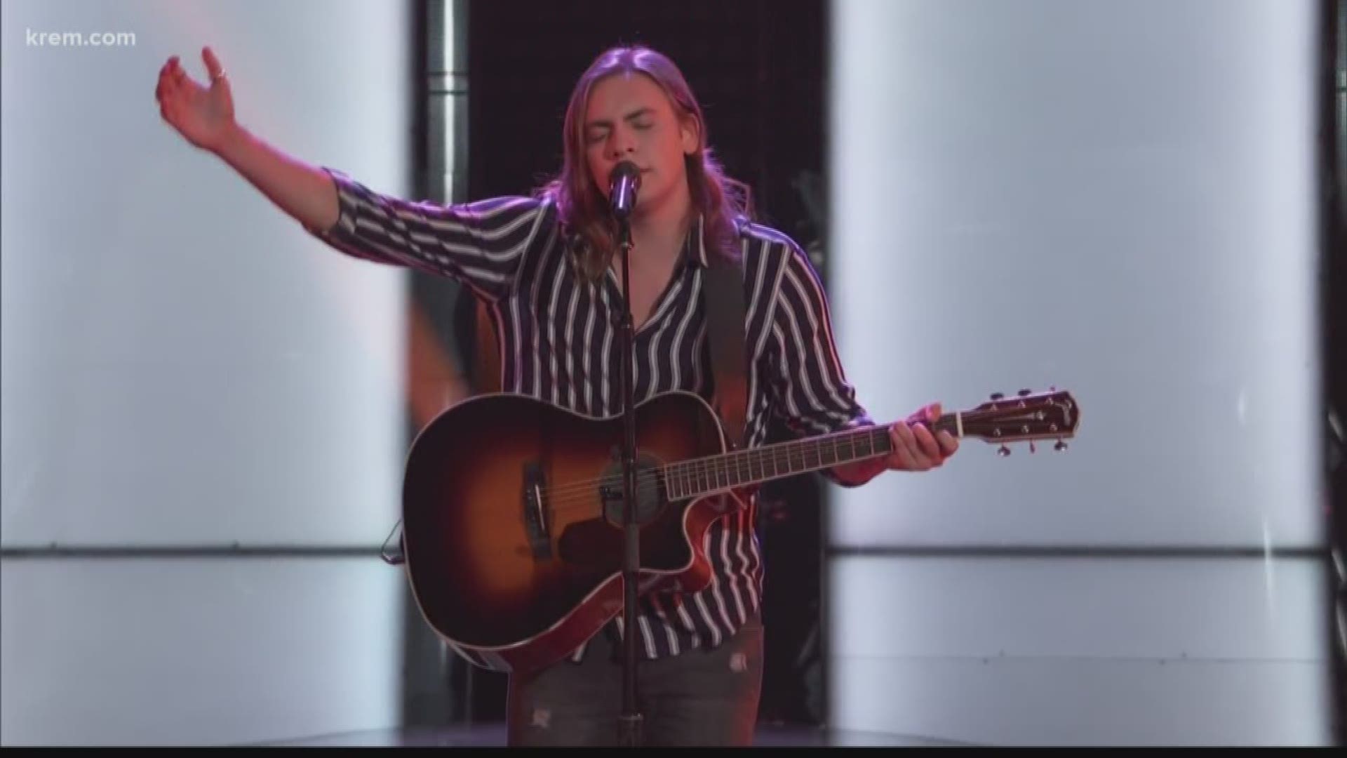 Jacob Maxwell from Coeur d'Alene turned the chairs of John Legend and Kelly Clarkson during blind auditions on singing show "The Voice."