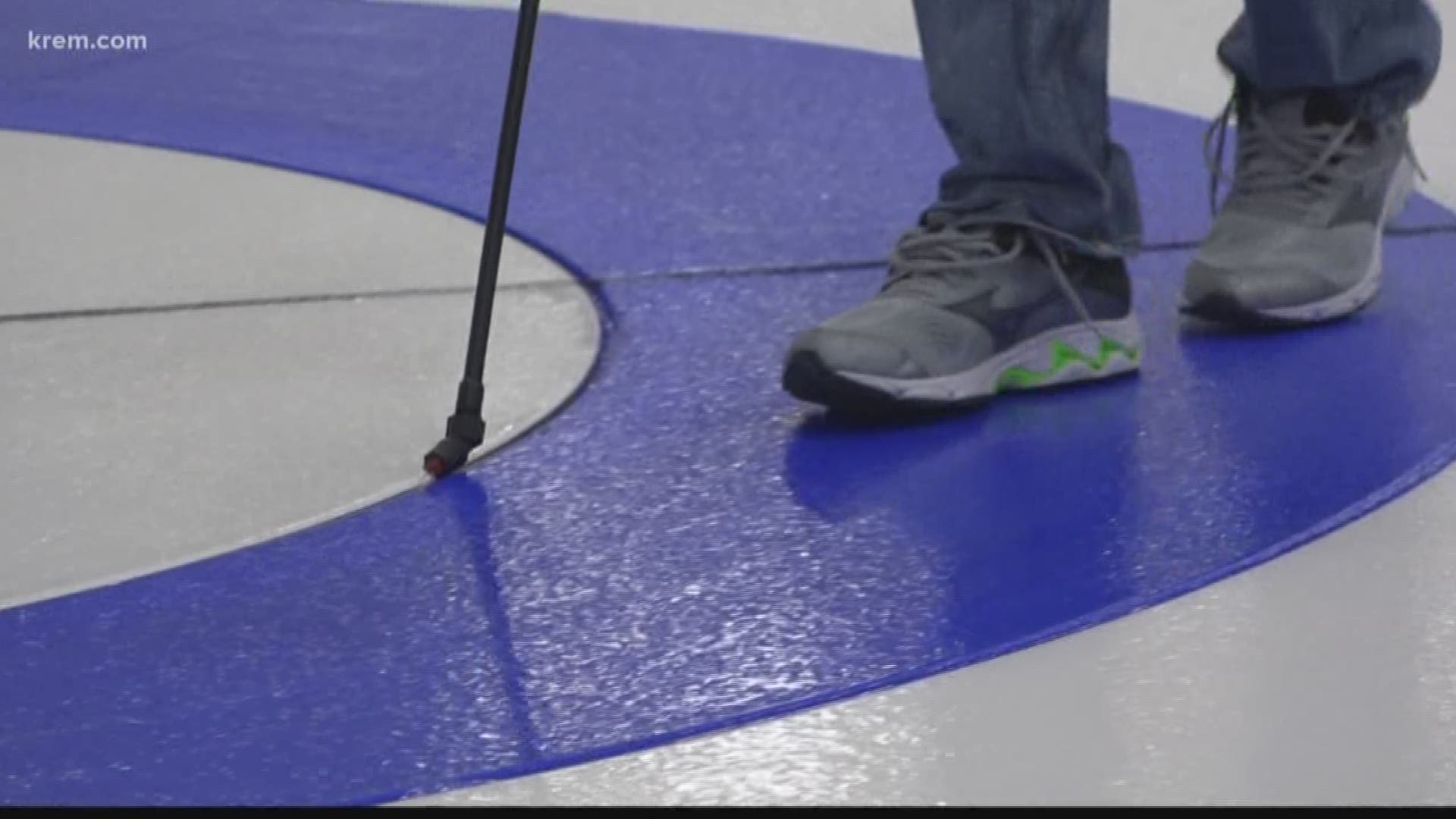 We're taking you behind the scenes of the National Curling Championships, as some of the best ice-makers in the world make their final ice preparations.