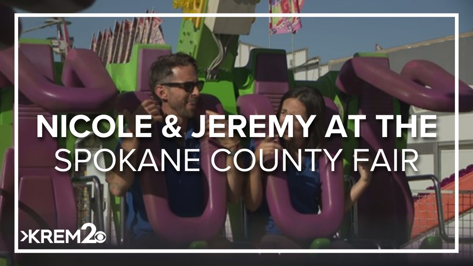 Jeremy Lagoo and Nicole Hernandez are always up to something. Both of them have been running around the fair all week, and inevitably ran into each other.