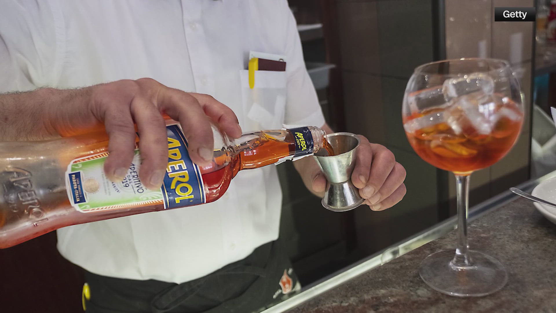 According to one study, America's favorite drink is Aperol Spritz.