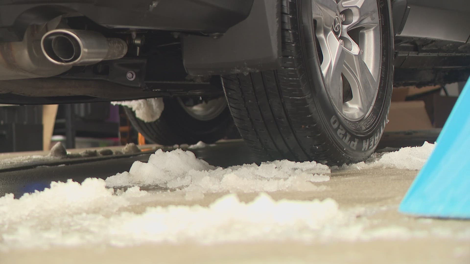 People in Hayden woke up Sunday morning to icy roads and driveways. Idaho State Police say the freezing rain contributed to crashes and road closures.