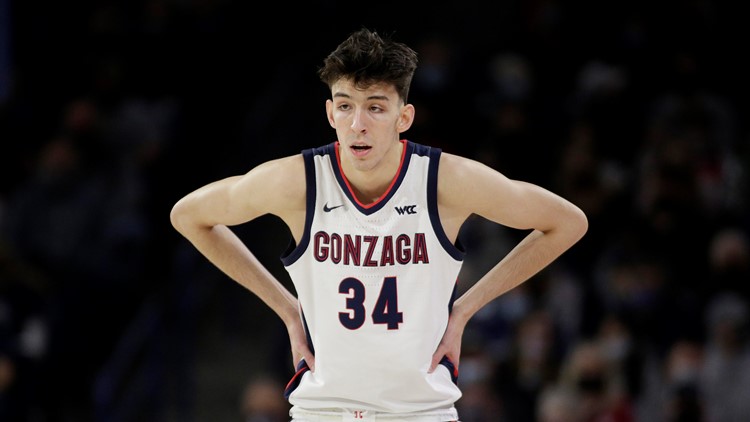 Gonzaga center Chet Holmgren on watch list for Defensive Player of the Year