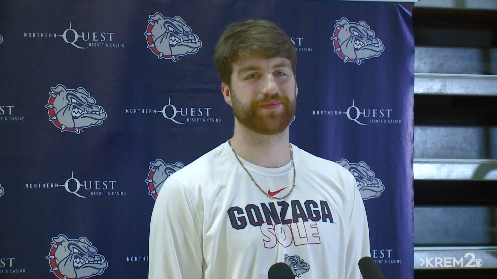 Drew Timme talks about returning to the NCAA Tournament and a push to bring a championship back to Gonzaga.
