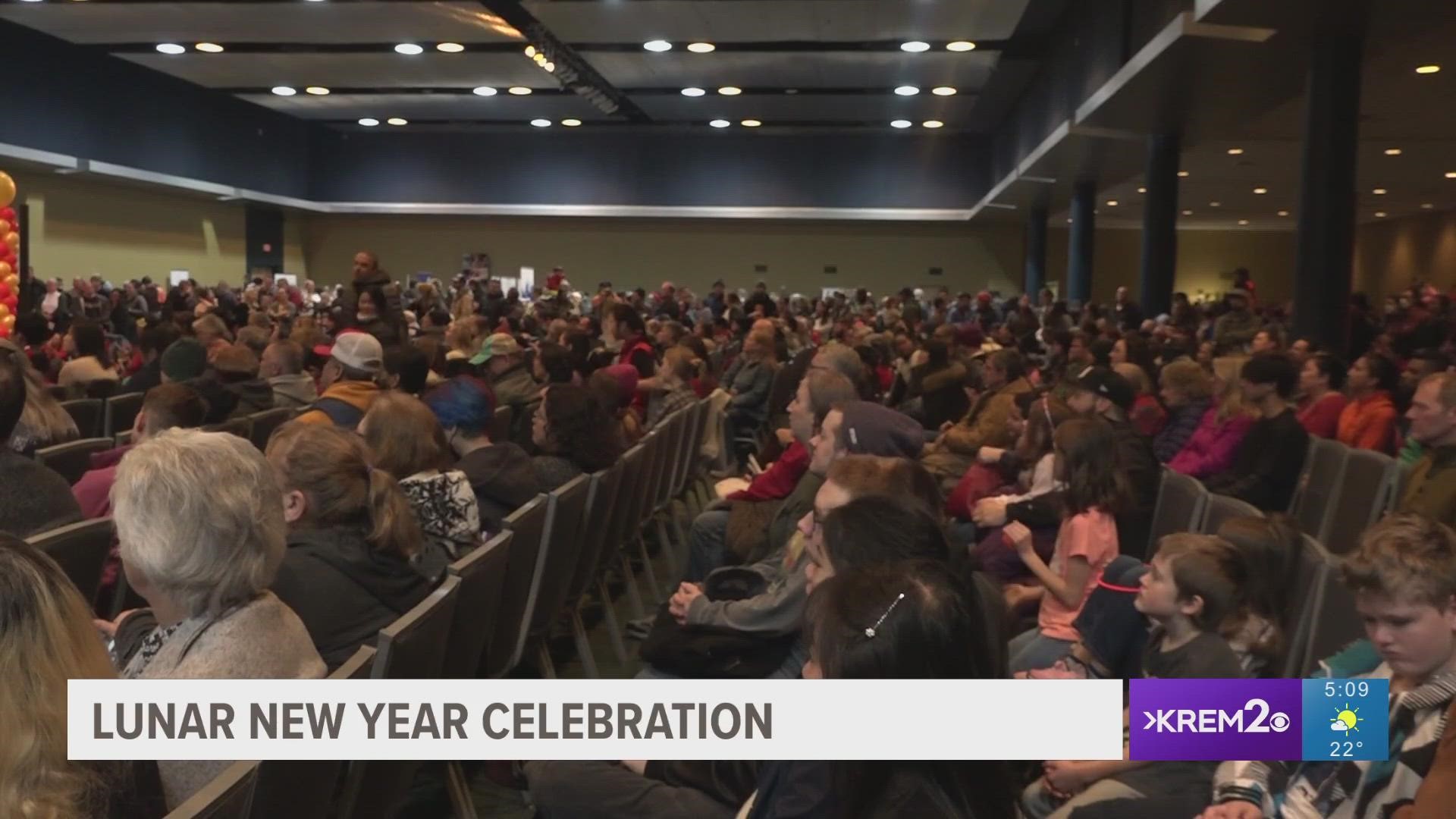 Lunar New Year festivities at the Spokane Convention Center kickoff at 1 p.m. Fireworks will round out the event at 7 p.m. to ring in the Year of the Rabbit.