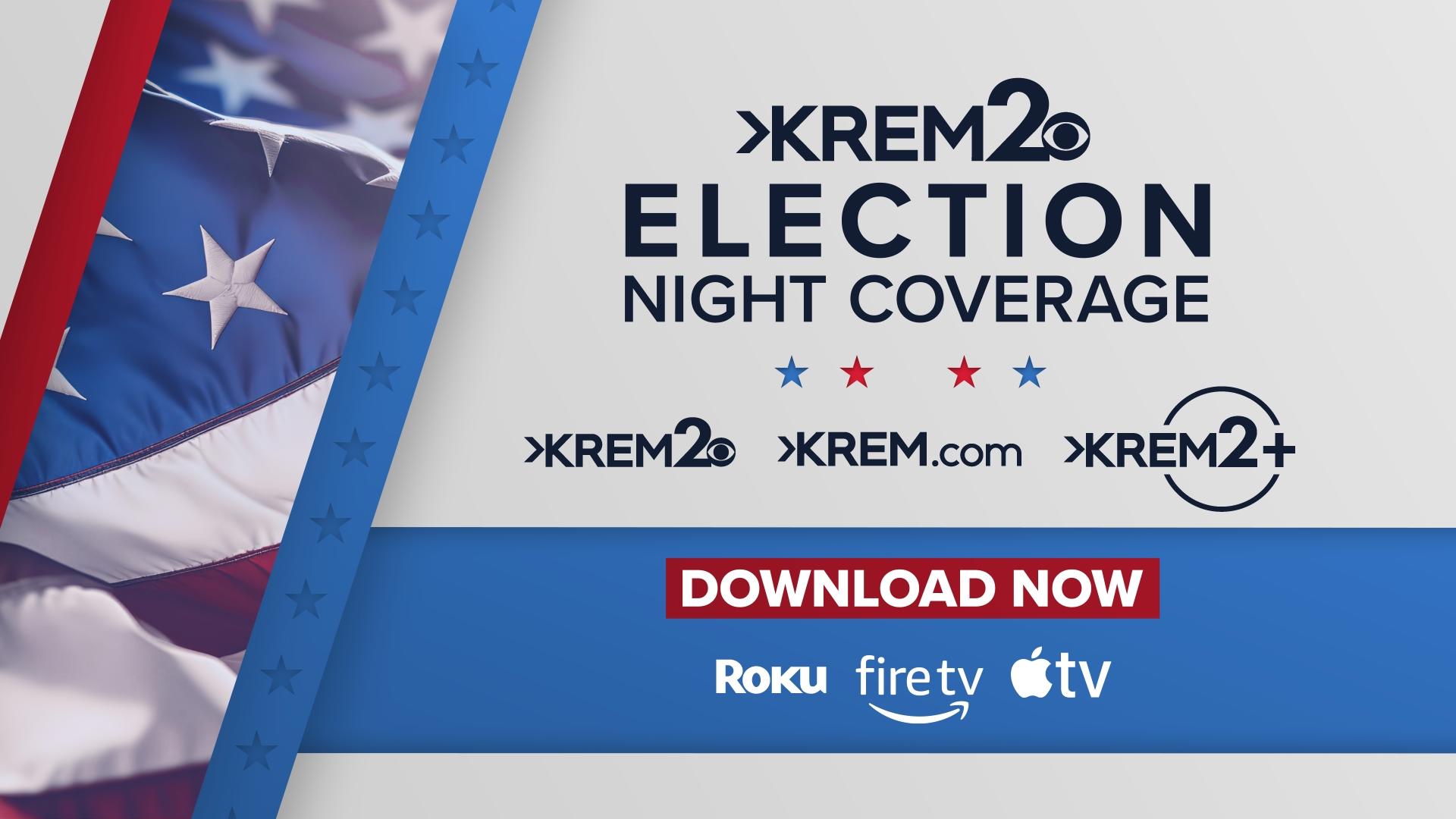 Keep an eye on election results in Spokane, Eastern Washington, and North Idaho. Plus, updates on the Presidential Race.