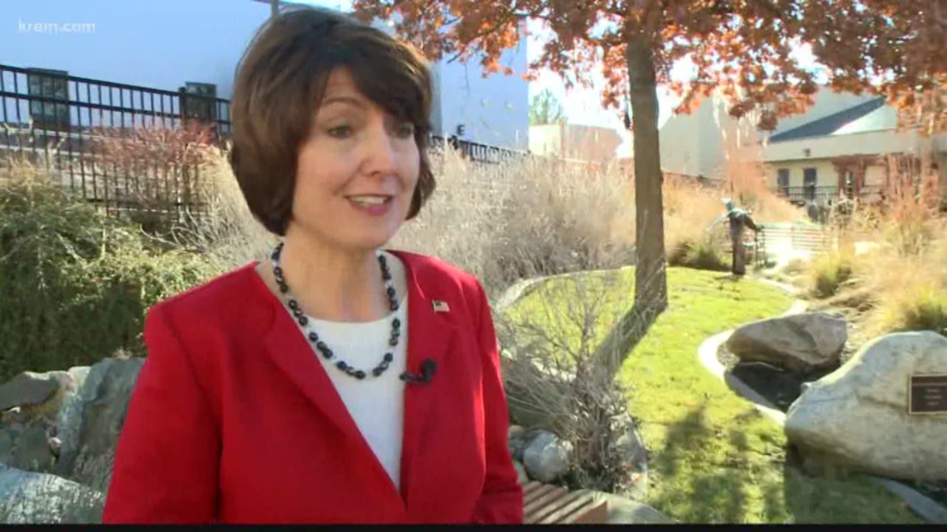 Cathy McMorris Rodgers met with veterans at the Spokane VA on Friday. (11-17-17)