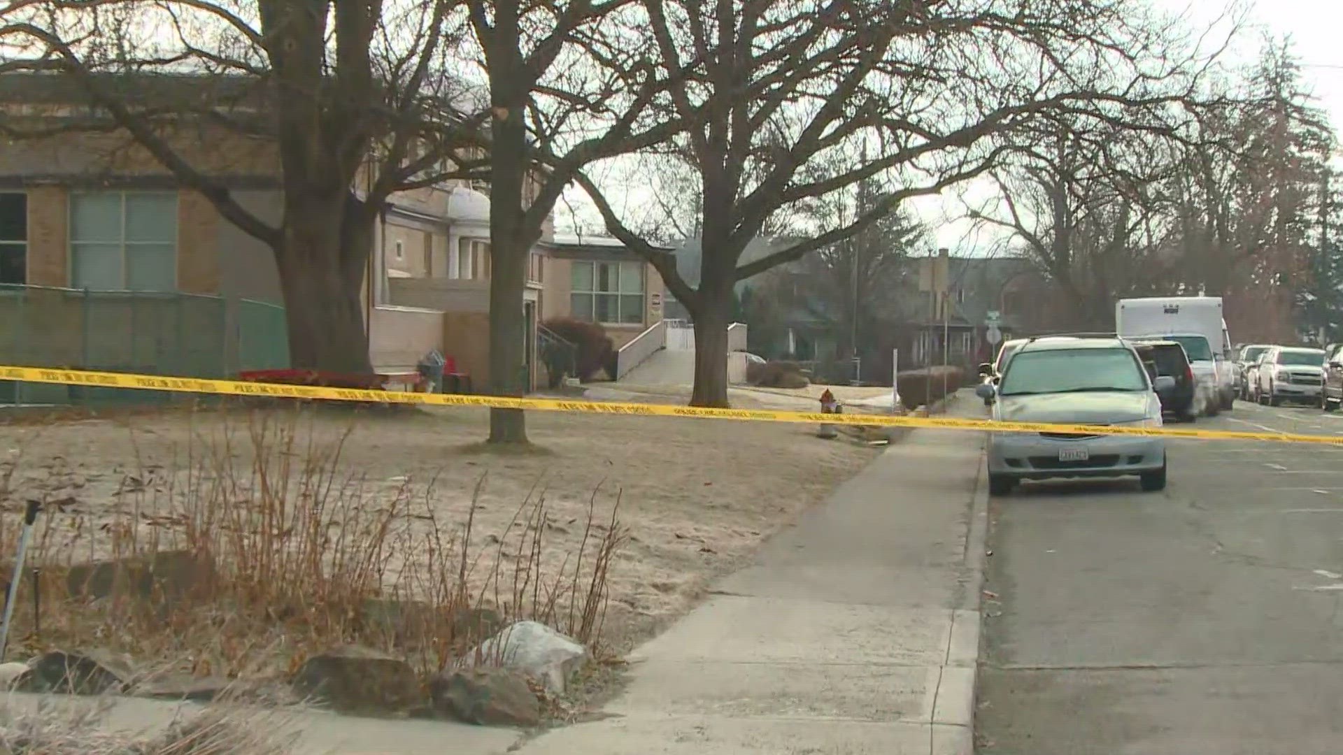 Streets near West Broadway Ave. and North Summit Blvd. were blocked Tuesday morning as police filled the neighborhood.