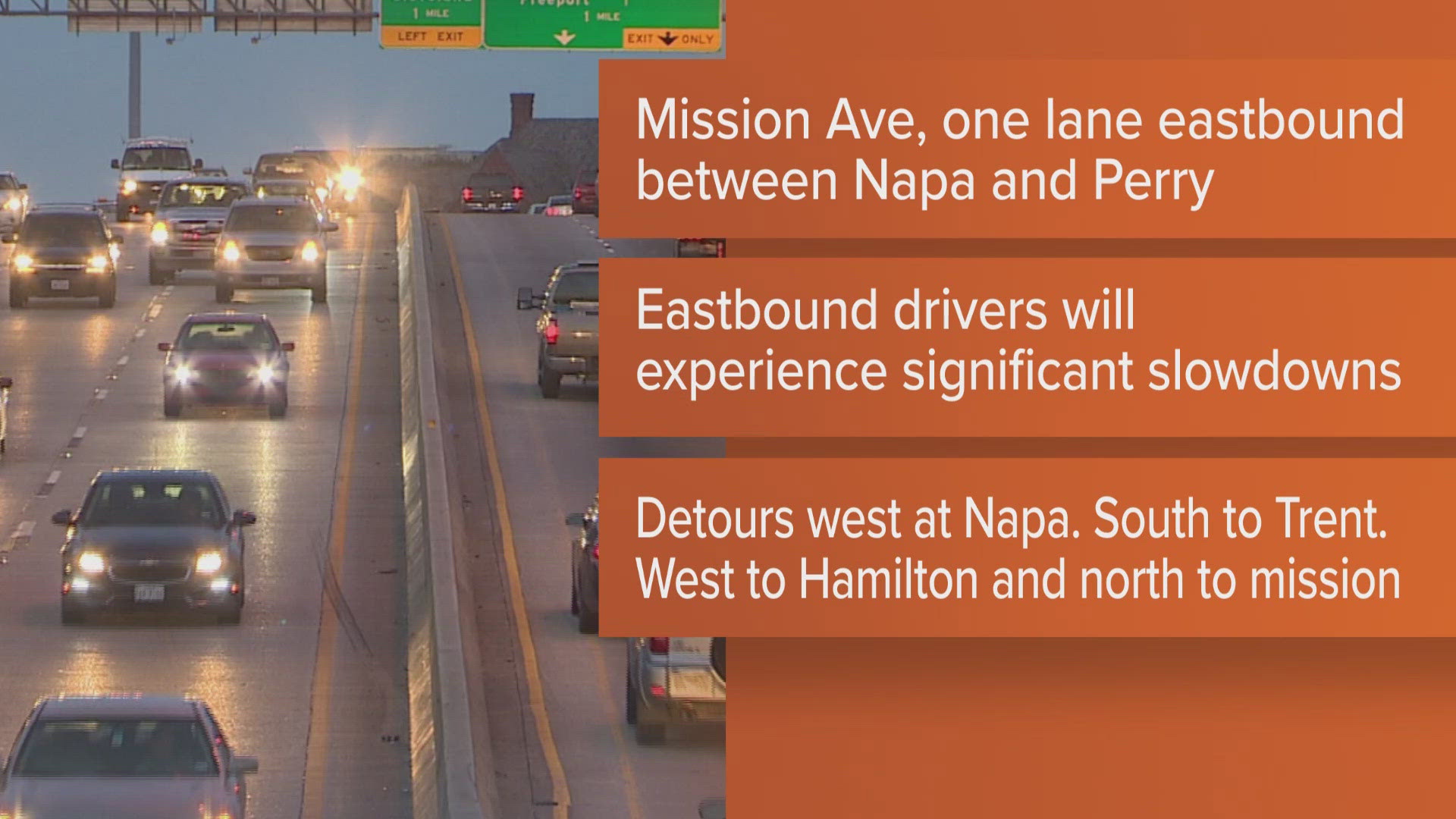 Crews will be resurfacing the Mission Street bridge causing lane closures. Drivers should expect significant delays or plan alternate routes.