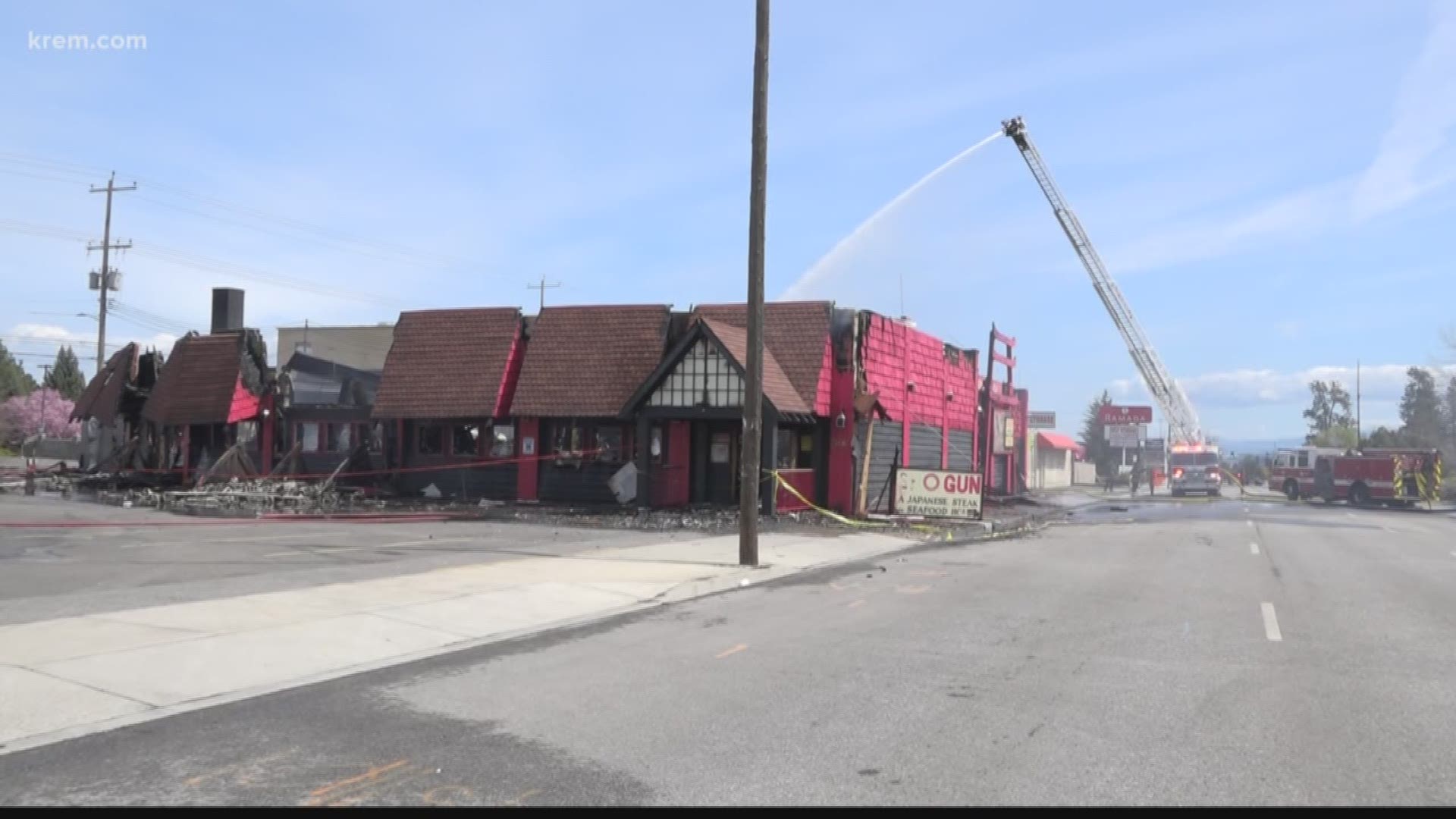A popular sushi and hibachi restaurant in Spokane was destroyed by fire on Sunday. (4-23-18)
