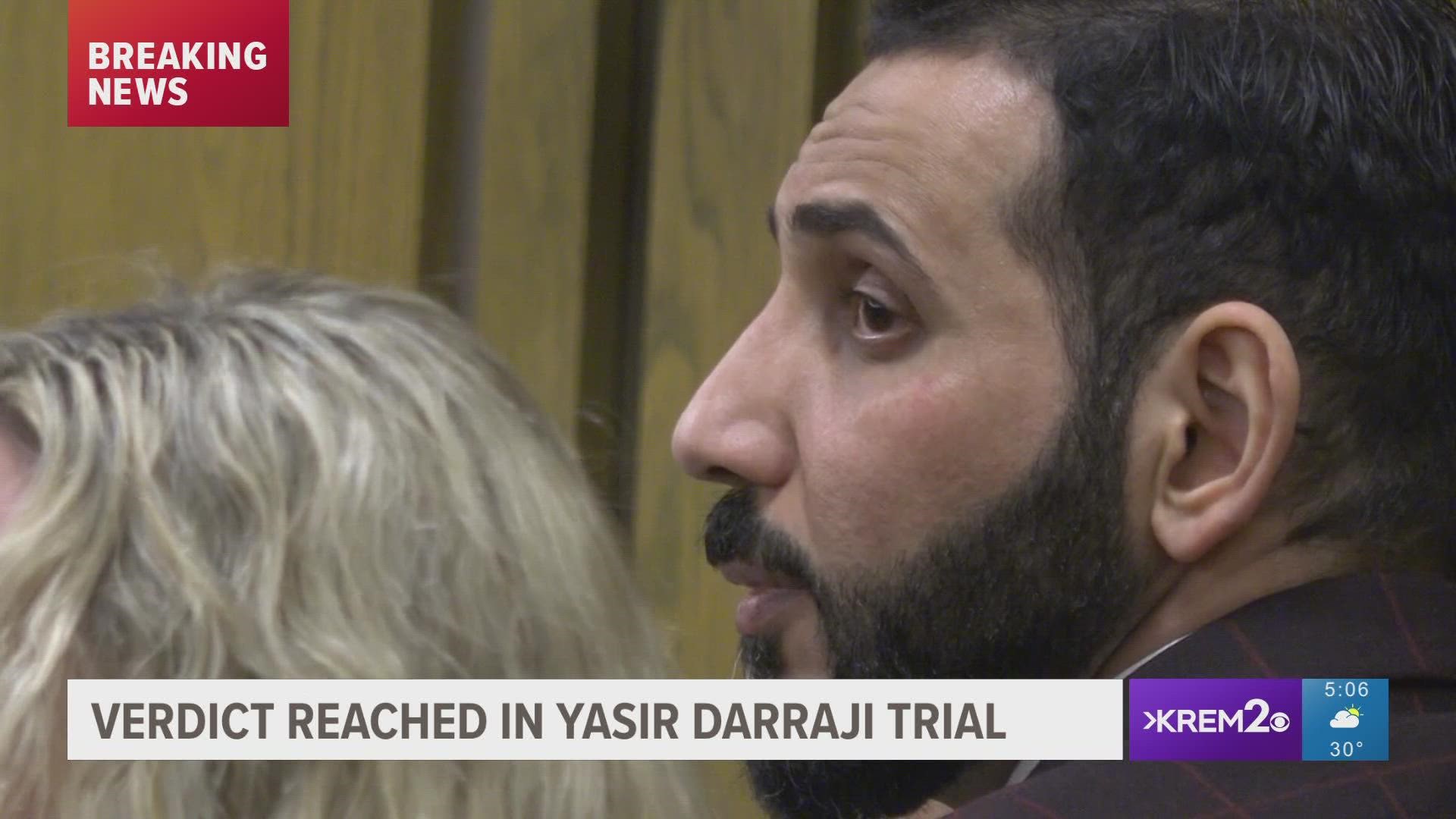 The jury spent Thursday afternoon and Monday morning deliberating before reaching a verdict.
