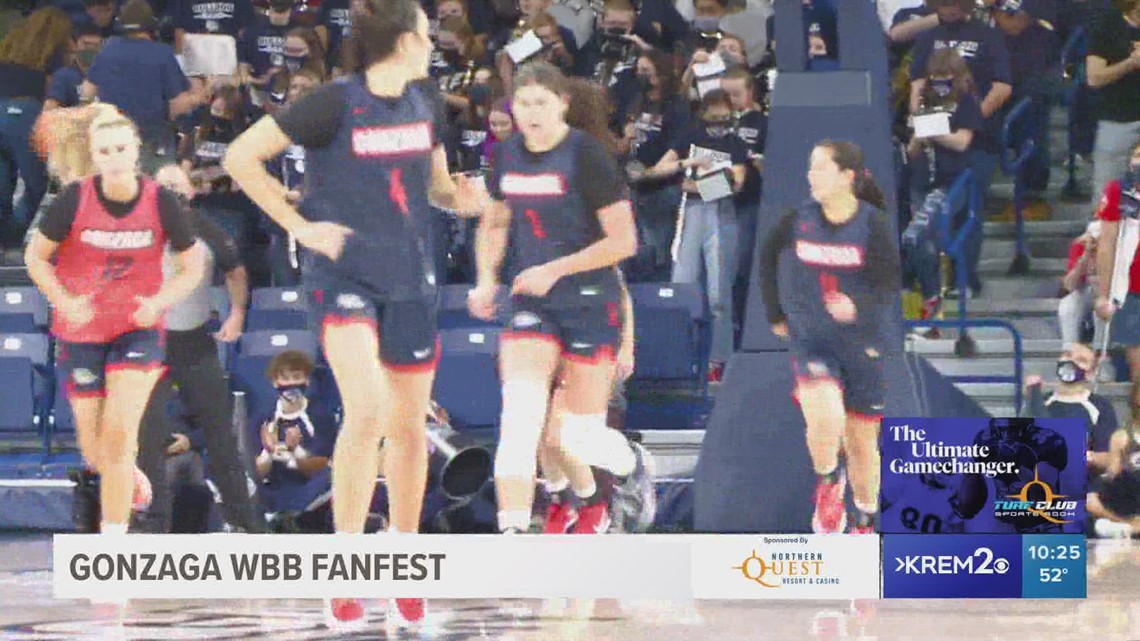 2021 Gonzaga women's basketball fanfest recap