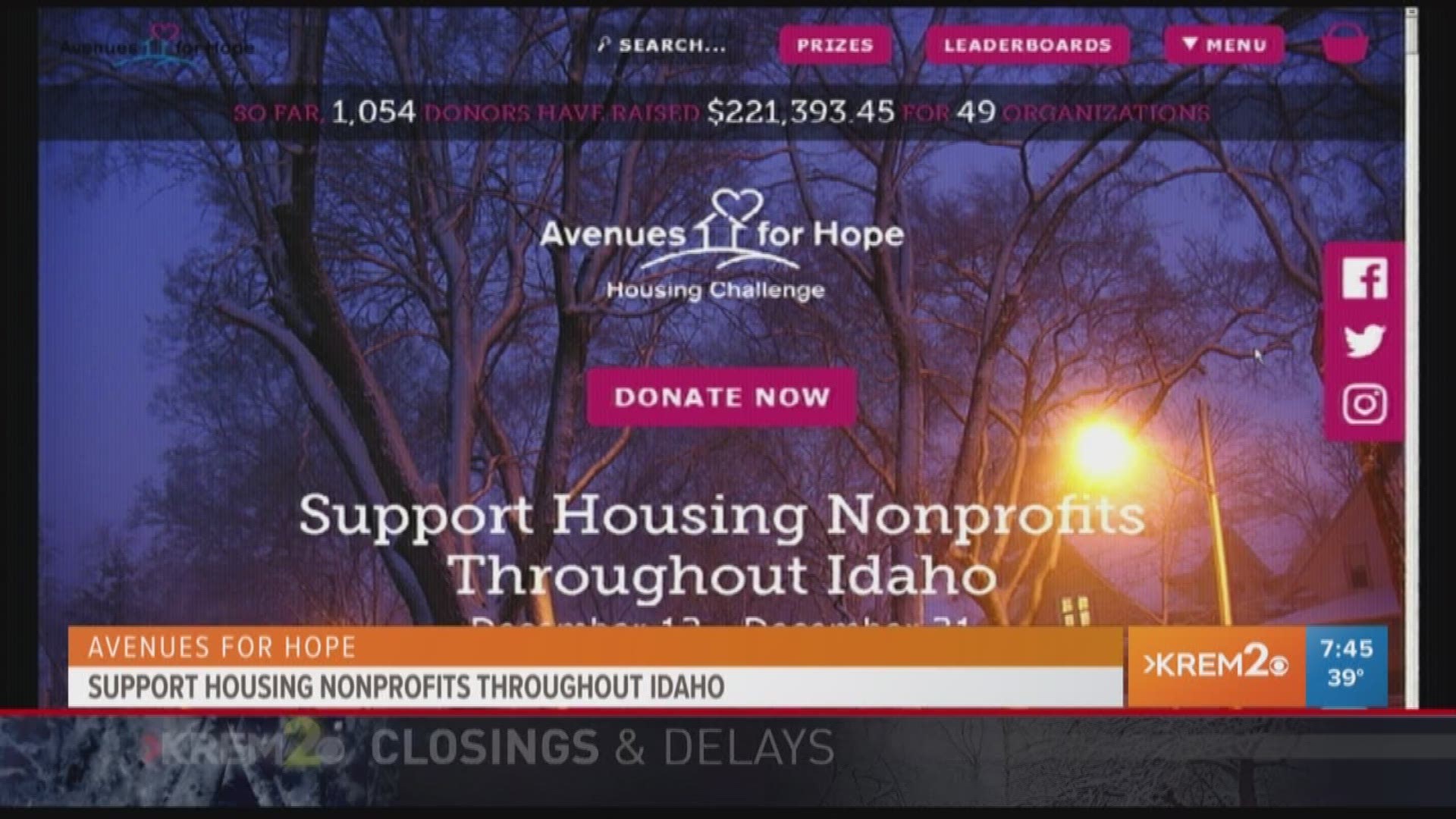 Avenues For Hope raises money for 55 different nonprofits that provide housing and fight homelessness in Idaho.