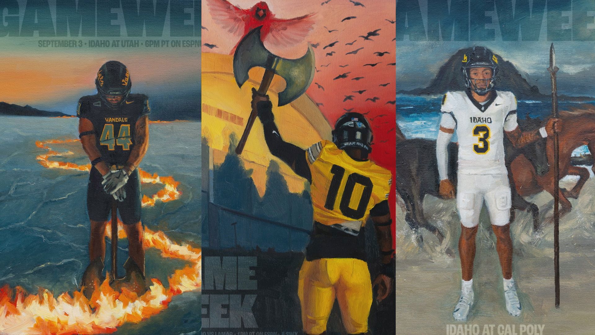 University of Idaho combining football and art for game-week ...