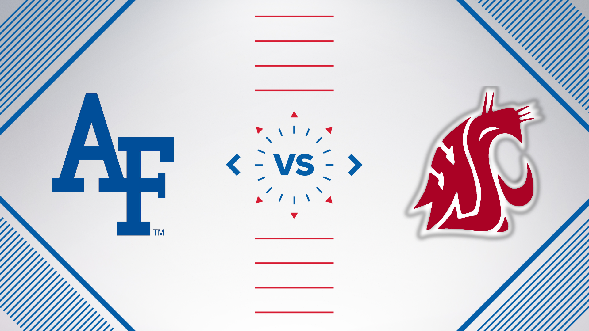 Washington State takes on Air Force at 7:15 PT on ESPN on Friday.