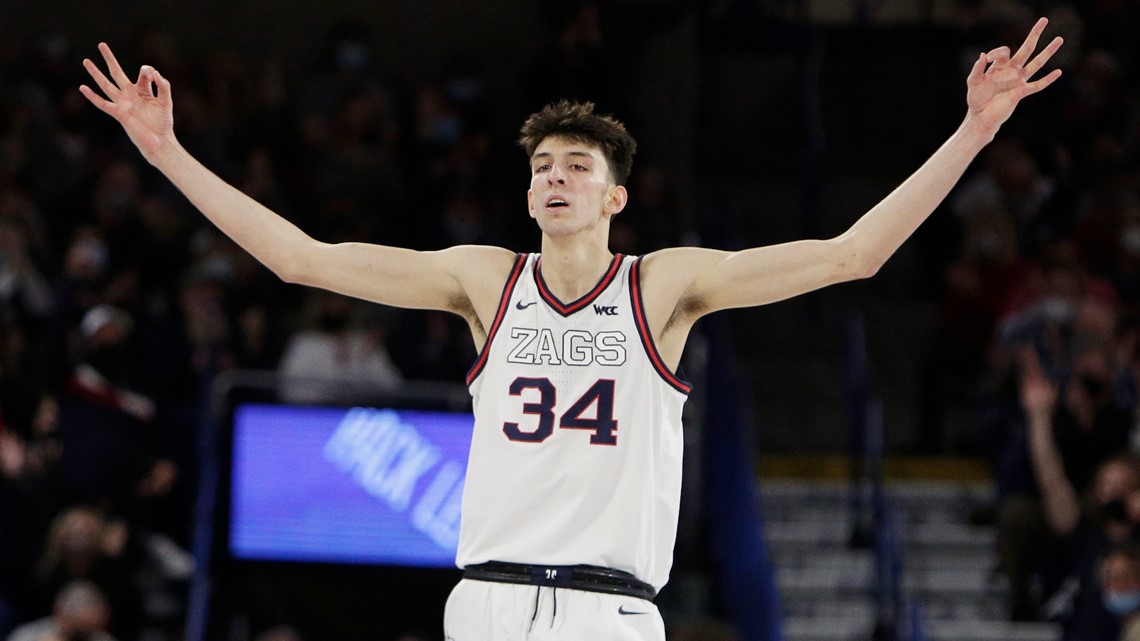 A mix of a thousand emotions.' Selected No. 2 by Oklahoma City, Chet  Holmgren becomes highest draft pick in Gonzaga history, Gonzaga University