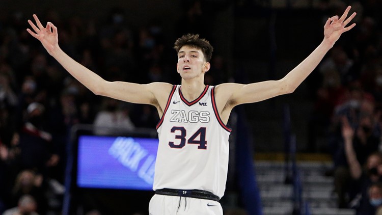 Gonzaga’s Chet Holmgren selected #2 overall in the NBA Draft