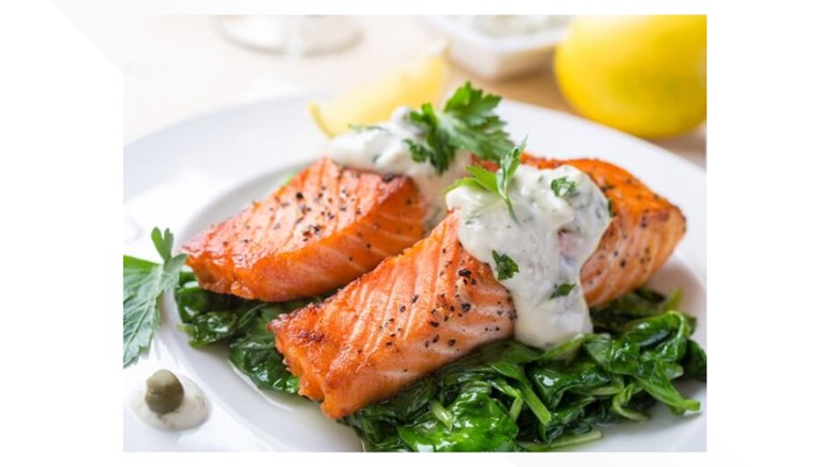 Salmon with Remoulade Sauce