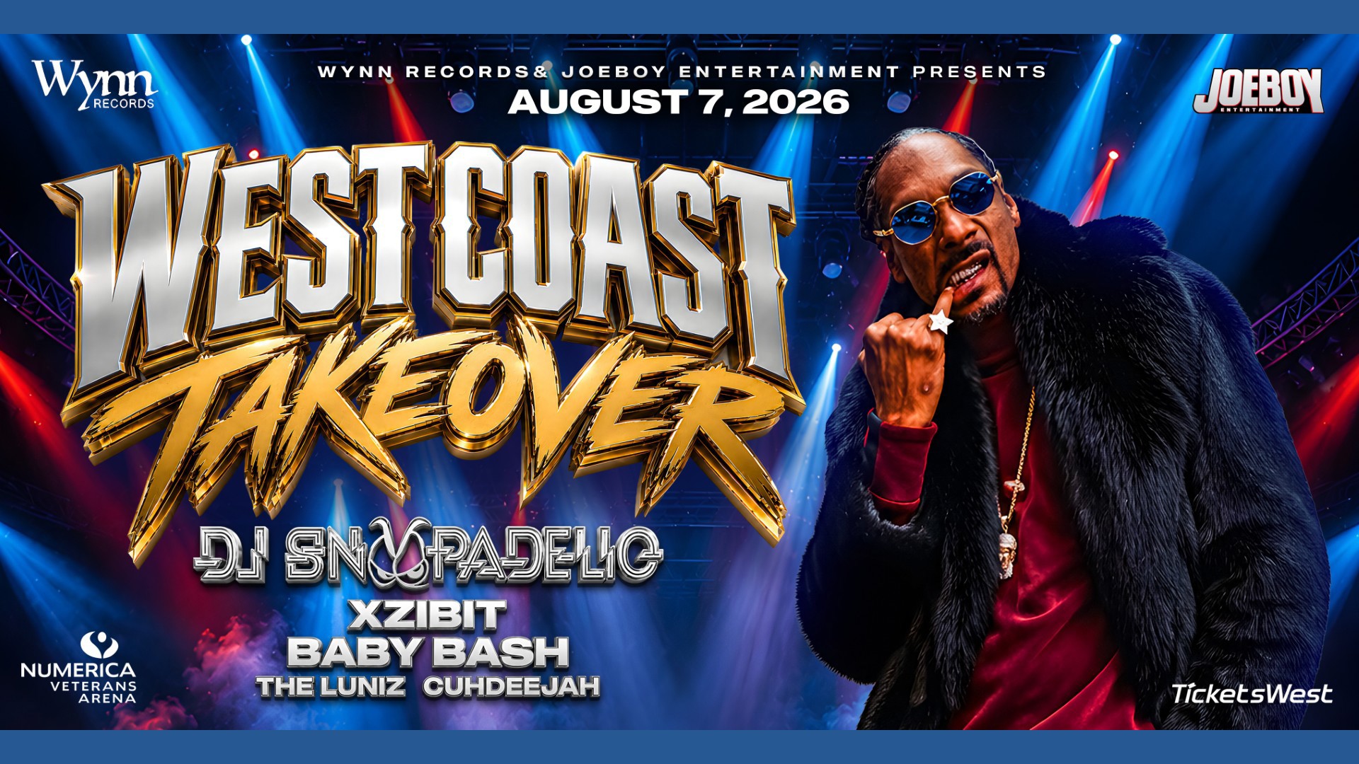Drop it like it's hot: Snoop Dogg concert moving from August 7 to