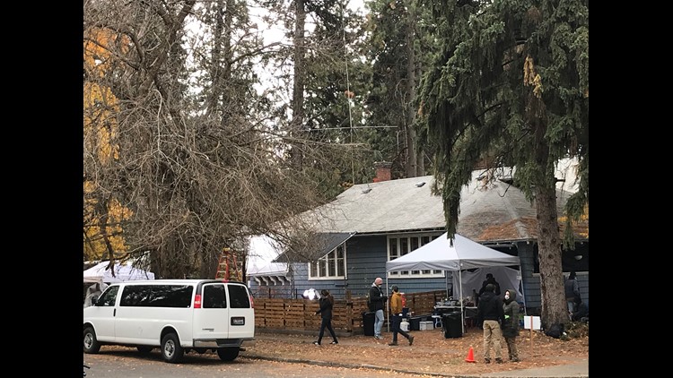Photos of the neighborhood where the 'Dreamin' Wild' movie is being filmed.