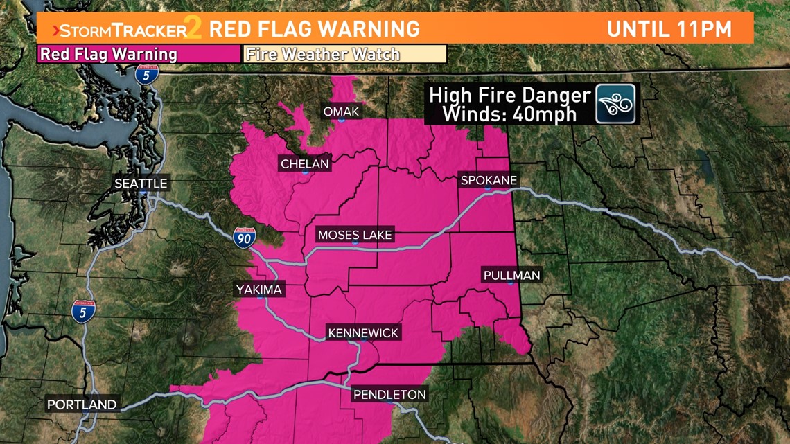 Red Flag Warnings | High Fire Danger for Washington on Monday - Vimarsana News