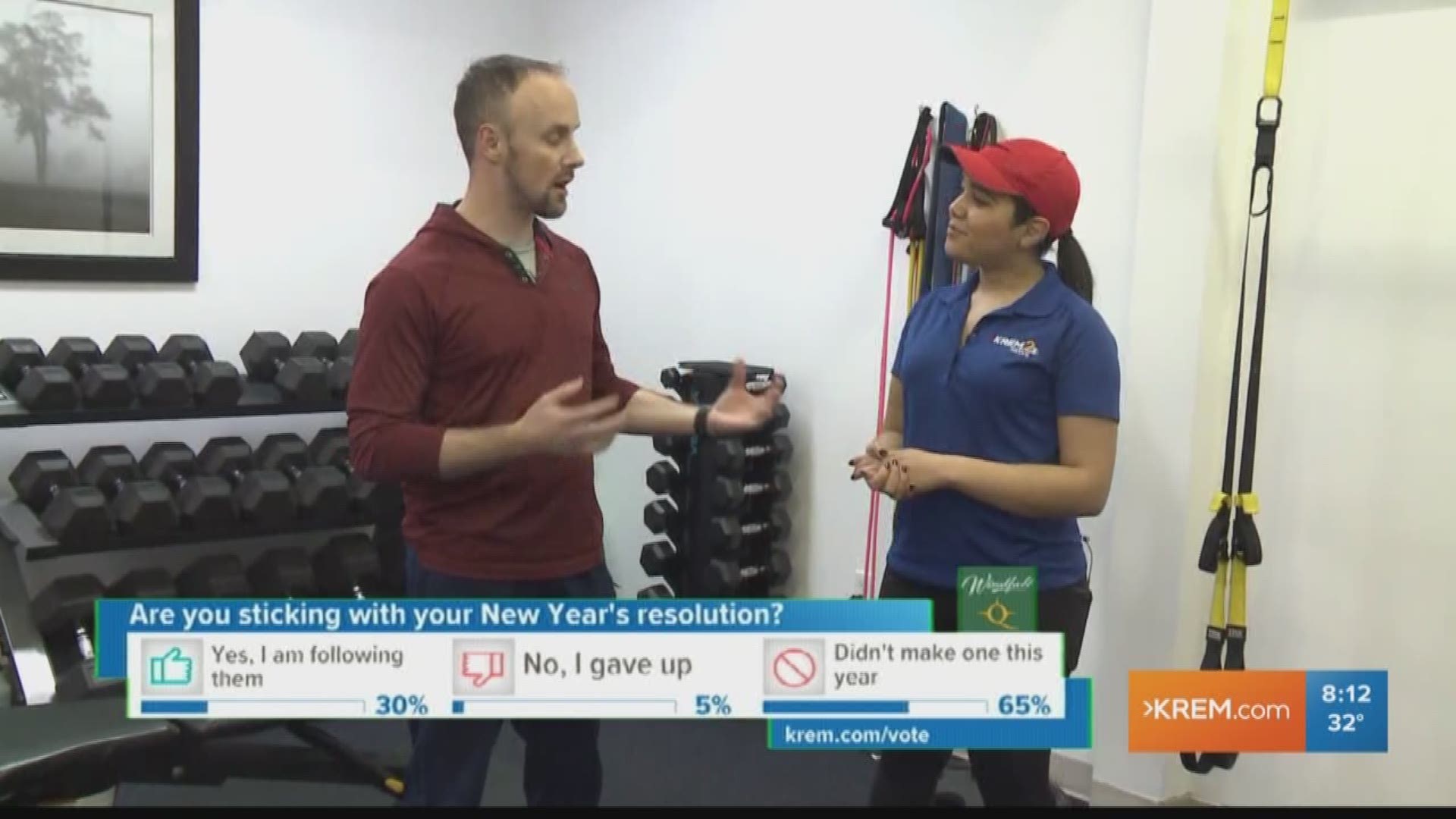 KREM's Kierra Elfalan and Matt with Catalyst Fitness have some tips and encouragement to help you keep your New Year's Resolutions.