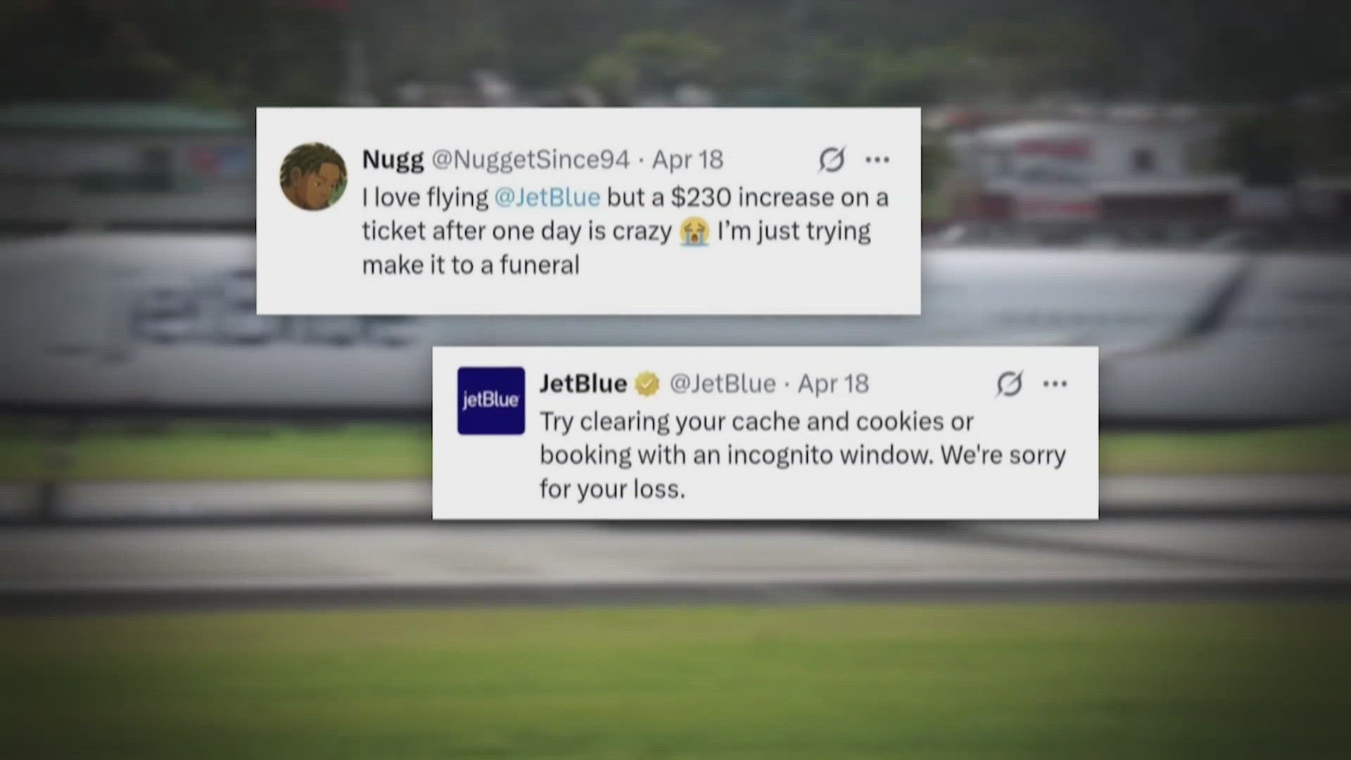 JetBlue post raises questions over surveillance pricing | krem.com