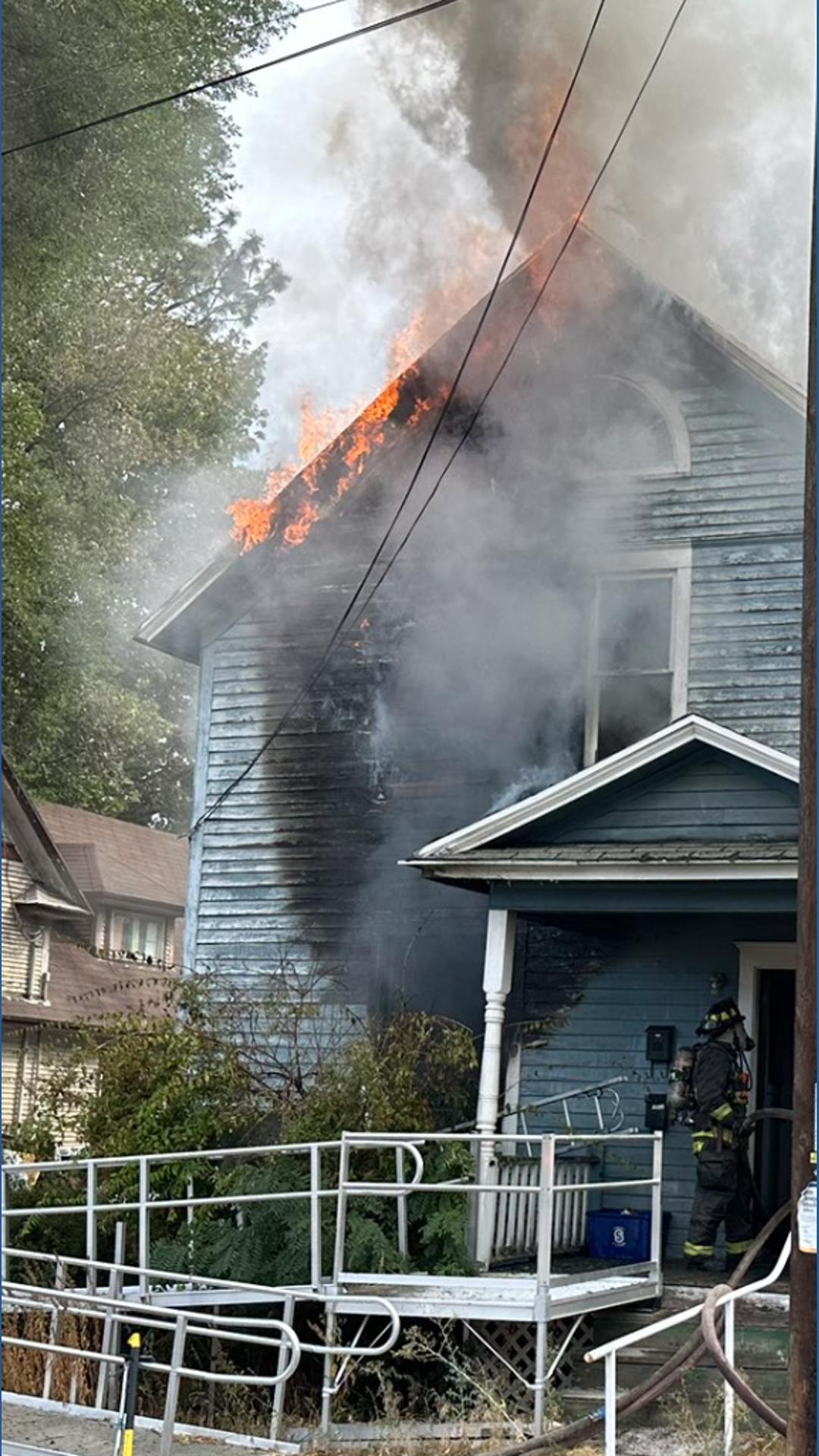 Firefighters responding to house fire in Spokane | krem.com