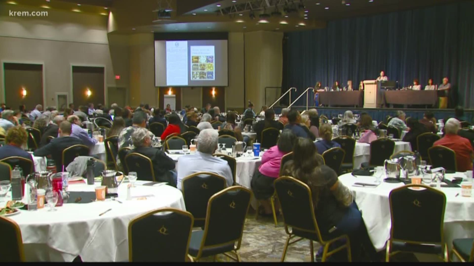 41 Native American tribes gathered at Northern Quest casino today. The reason: a conference on climate change.